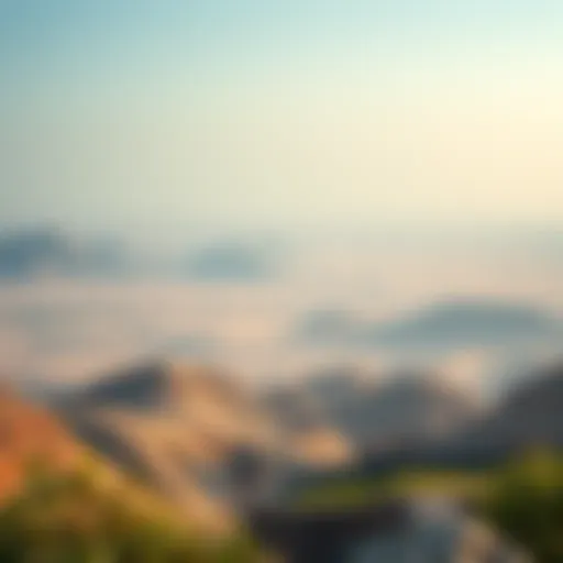 Panoramic view of Al Awir showcasing its unique landscape