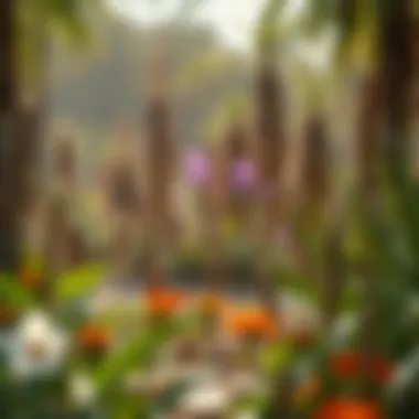 Rich Biodiversity of Al Barari Forest Biodiversity in Al Barari Forest with diverse plant species