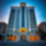 Facade of the Al Sharafi Building showcasing its architectural grandeur