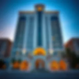 Facade of the Al Sharafi Building showcasing its architectural grandeur