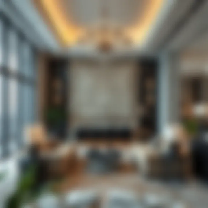 Interior shot illustrating the design aesthetics of the Al Sharafi Building