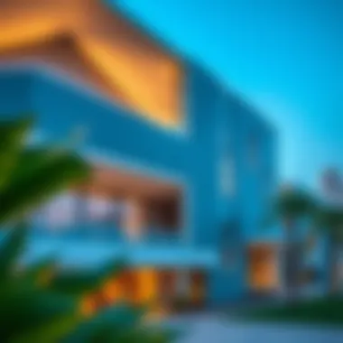 A stunning view of Binghatti Office's modern architectural design