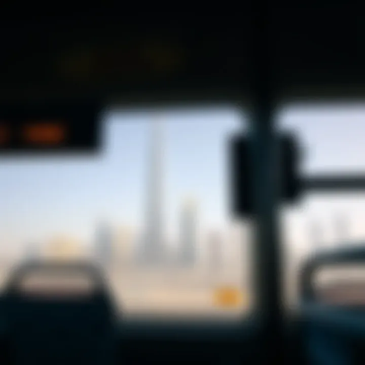 Scenic view of Dubai skyline