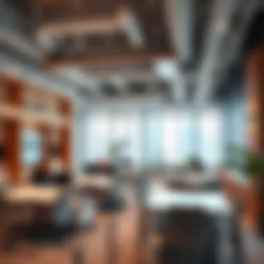 Collaborative Work Environment in Bur Dubai Interior view of a co-working space in Bur Dubai