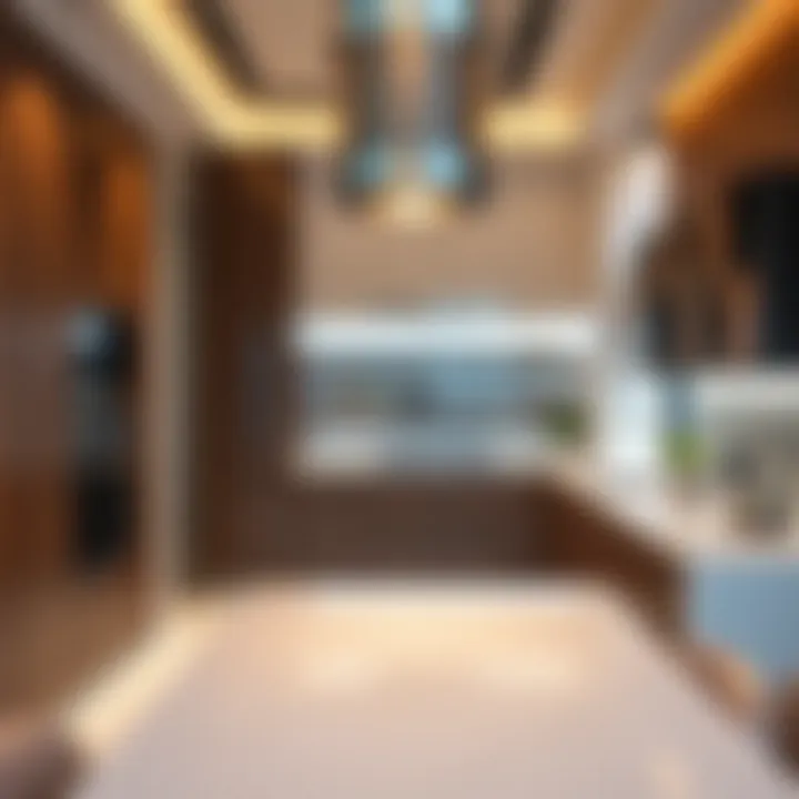 Modern kitchen setup in Cavalli Apartments