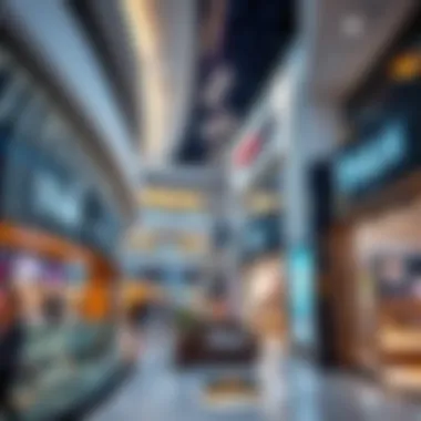 Diverse Retail Experience at Central Mall Interior shot highlighting diverse retail stores within Central Mall