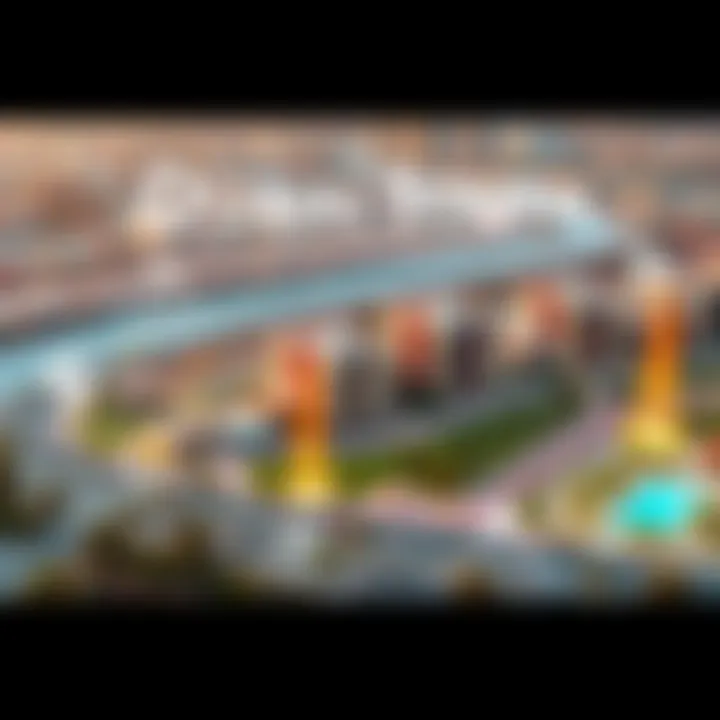 Infographic highlighting the key features and benefits of Dubai South.