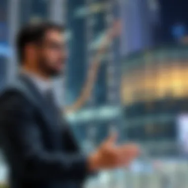 Financial Insights for Expats in Dubai A finance professional discussing investment opportunities