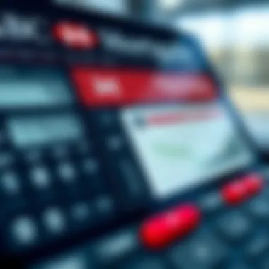 HSBC Mortgage Calculator Interface Detailed interface of the HSBC mortgage calculator