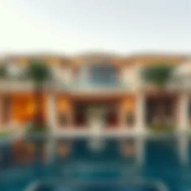 Luxury Living: Villas in Dubai Luxurious villa showcasing Dubai's opulent real estate