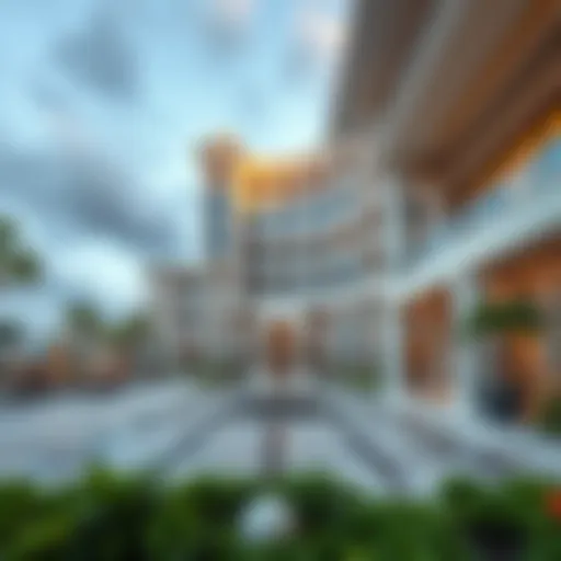 Stunning view of Crest Grande's architectural design