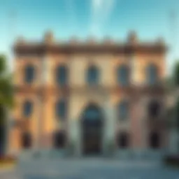 Exterior view of قصر الهند showcasing intricate architectural details