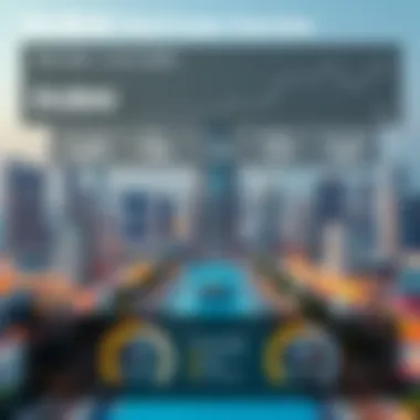 Infographic showcasing the Dubai real estate market