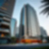 Stunning facade of Damac XL Tower showcasing modern architecture