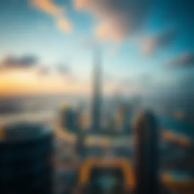 Breathtaking Views from Damac XL Tower View of the Dubai skyline from the Damac XL Tower
