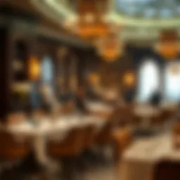 Luxurious dining setting at Jumeirah Zabeel Saray