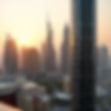 Dubai skyline featuring Emaar developments