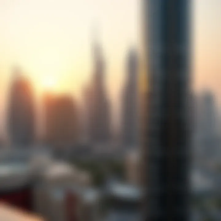 Dubai skyline featuring Emaar developments
