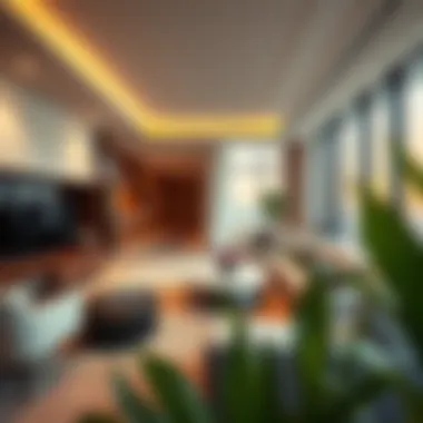 Luxury apartment interiors in Emaar Aeon