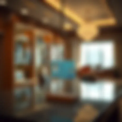Emirates ID displayed prominently in a real estate office setting