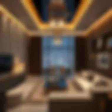 Interior amenities of Mizin Tower highlighting luxury living spaces