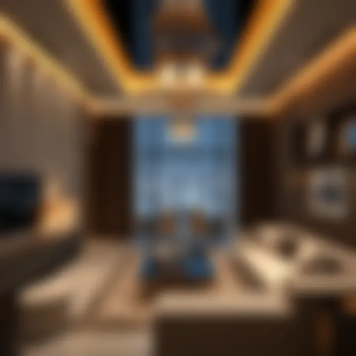 Interior amenities of Mizin Tower highlighting luxury living spaces