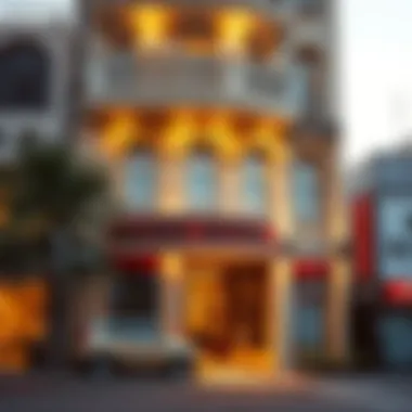 Charming Facade of Deira Hotel Exterior view of a cheap hotel in Deira