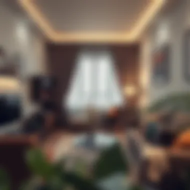 Cozy apartment interior showcasing budget-friendly features.