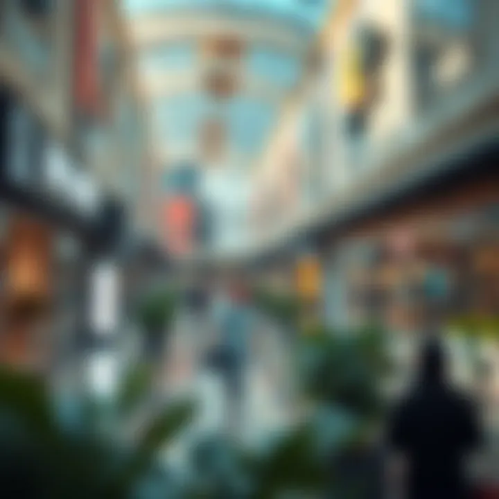 A glimpse of Al Barsha's bustling shopping centers