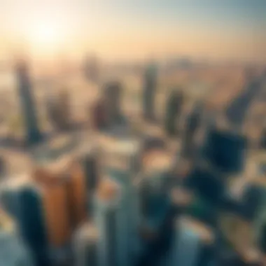 Aerial view of Dubai's skyline showcasing Al Dar Real Estate properties