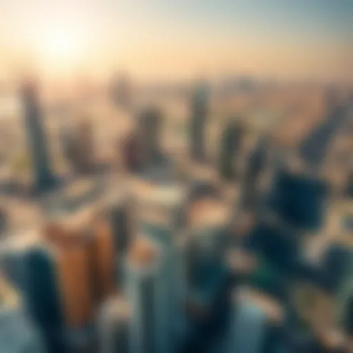 Aerial view of Dubai's skyline showcasing Al Dar Real Estate properties