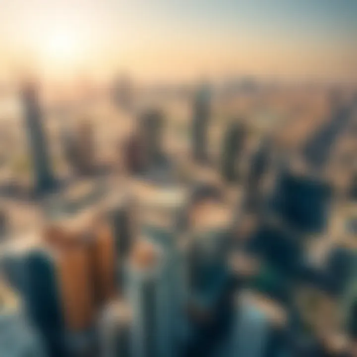 Aerial view of Dubai's skyline showcasing Al Dar Real Estate properties
