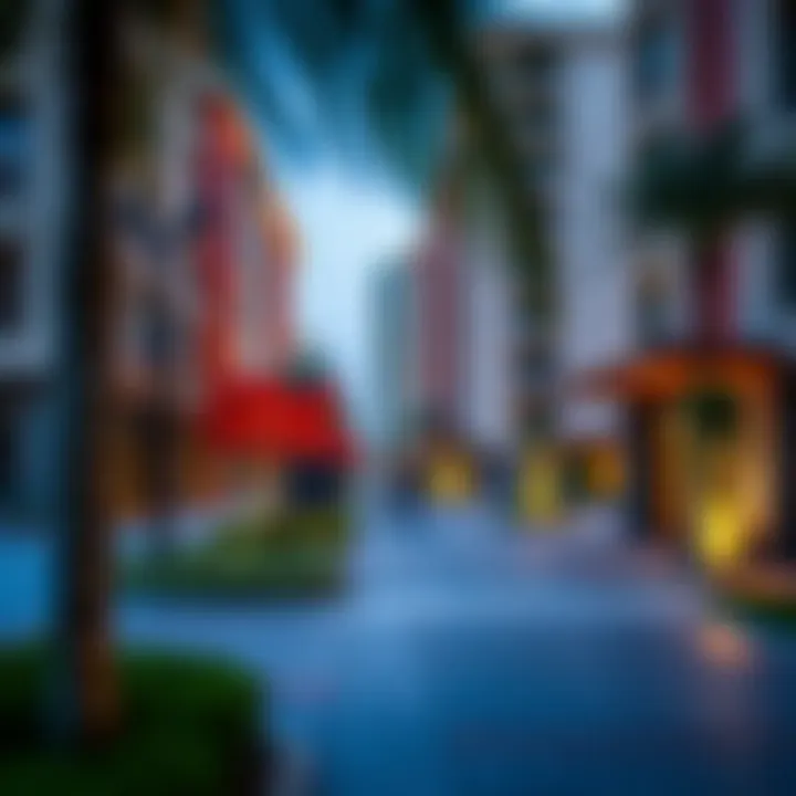 Vibrant community spaces surrounding Al Khaimah Building