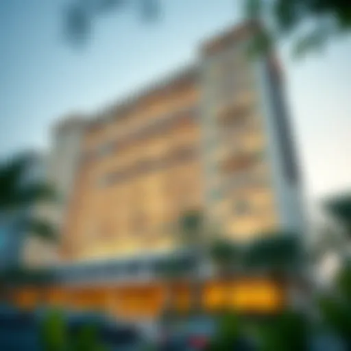 Stunning exterior view of Al Khaimah Building showcasing modern architecture