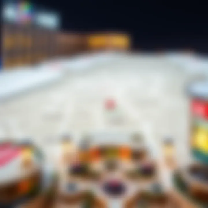 Map highlighting Al Quoz Mall's strategic location in Dubai