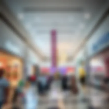 Interior Retail Outlets of Al Twar Centre Interior shot highlighting various retail outlets within Al Twar Centre