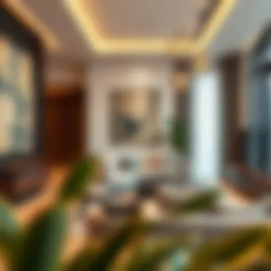 Stylish Apartment Interiors Modern interior layout of apartments in JVC