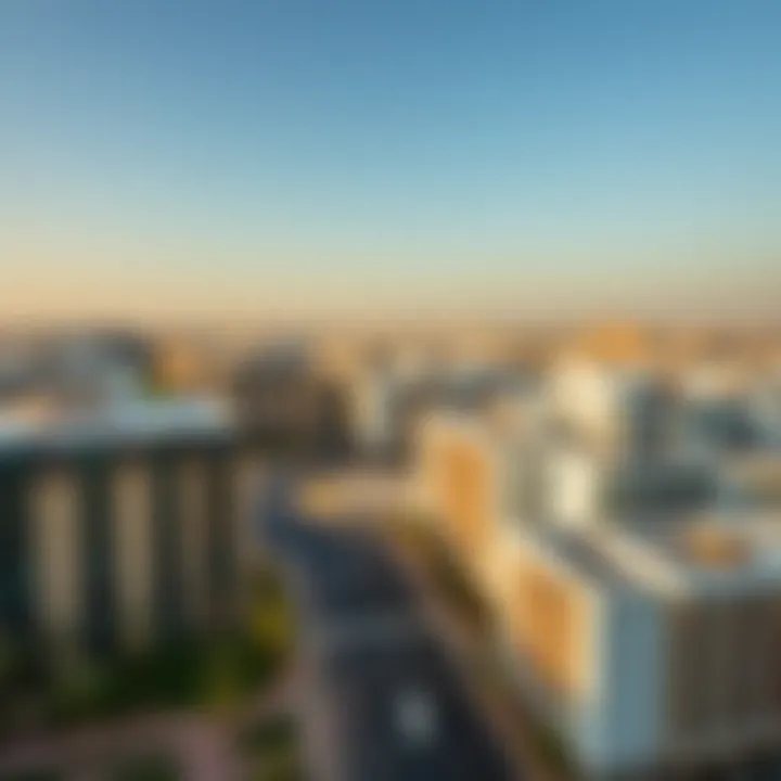 Aerial view of Arada Real Estate developments in Dubai showcasing modern architecture