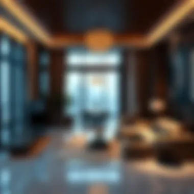 Luxury Living: Modern Apartment in Dubai Luxurious interior of a modern apartment in Dubai