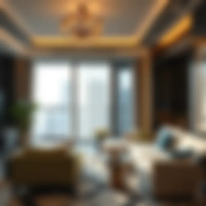 Luxurious apartment interior reflecting upscale living