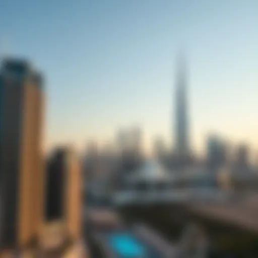 Stunning skyline view of Dubai showcasing modern architecture