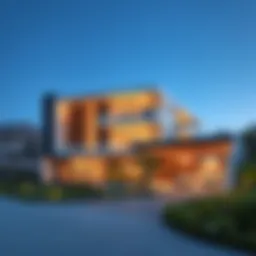 Exterior view of Binghatti Residence DSO showcasing modern architecture