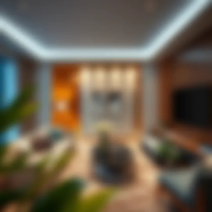 Luxurious living room interior of a unit in Binghatti Residence DSO