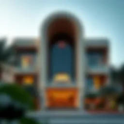 Exterior view of Bugatti Residences showcasing modern architecture