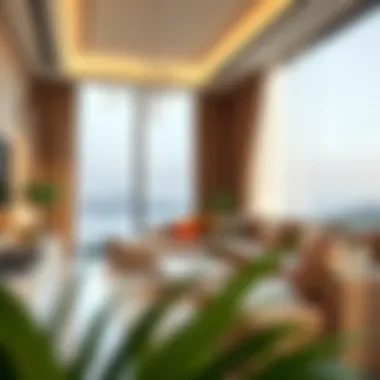 Interiors of برج المروة ٣: A Blend of Luxury and Modernity Luxurious interior spaces within برج المروة ٣ highlighting modern design and comfort