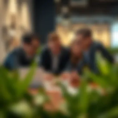 Team collaboration in a modern work environment at Damac Properties