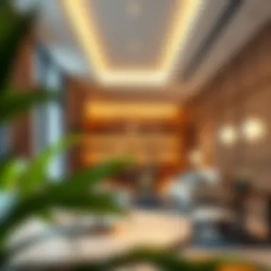 Interior Showcase of Danube Properties Stylish interior showcasing Danube Properties' offerings