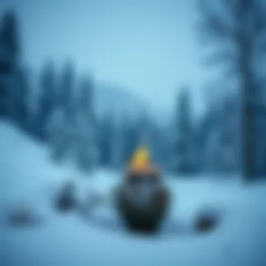 Enchanting Winter Wonderland Stunning winter landscape in a snowy destination