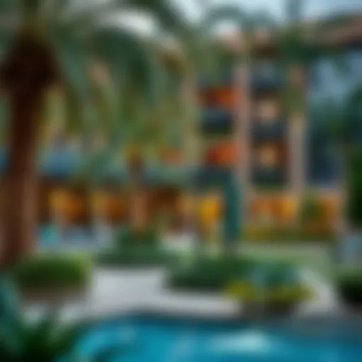 Exterior view of Discovery Gardens showcasing its scenic landscape