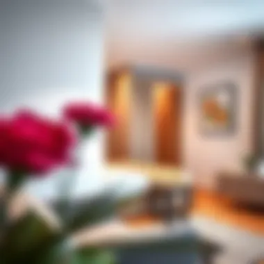 Stylish Interior of Discovery Gardens Studio Apartment Interior of a stylishly furnished studio apartment in Discovery Gardens